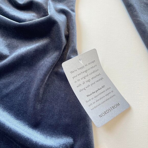 NWT LUSH Ruched Velvet Mini Dress - Picture 3 of 8